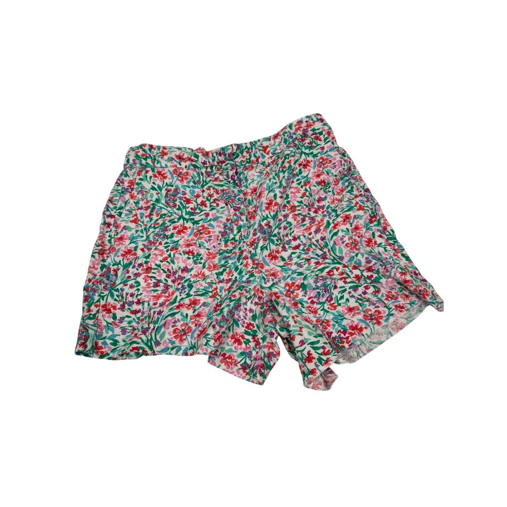 J.Crew Floral Linen Viscose Blend Shorts Size 8 Multi Color Re-Imagined CG689 - Picture 1 of 8